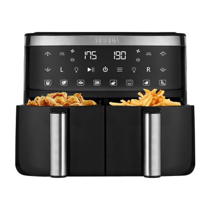TESLA Electronics AirCook - Multifunctionele dubbele digitale air fryer 7,6 l 2850W/230V