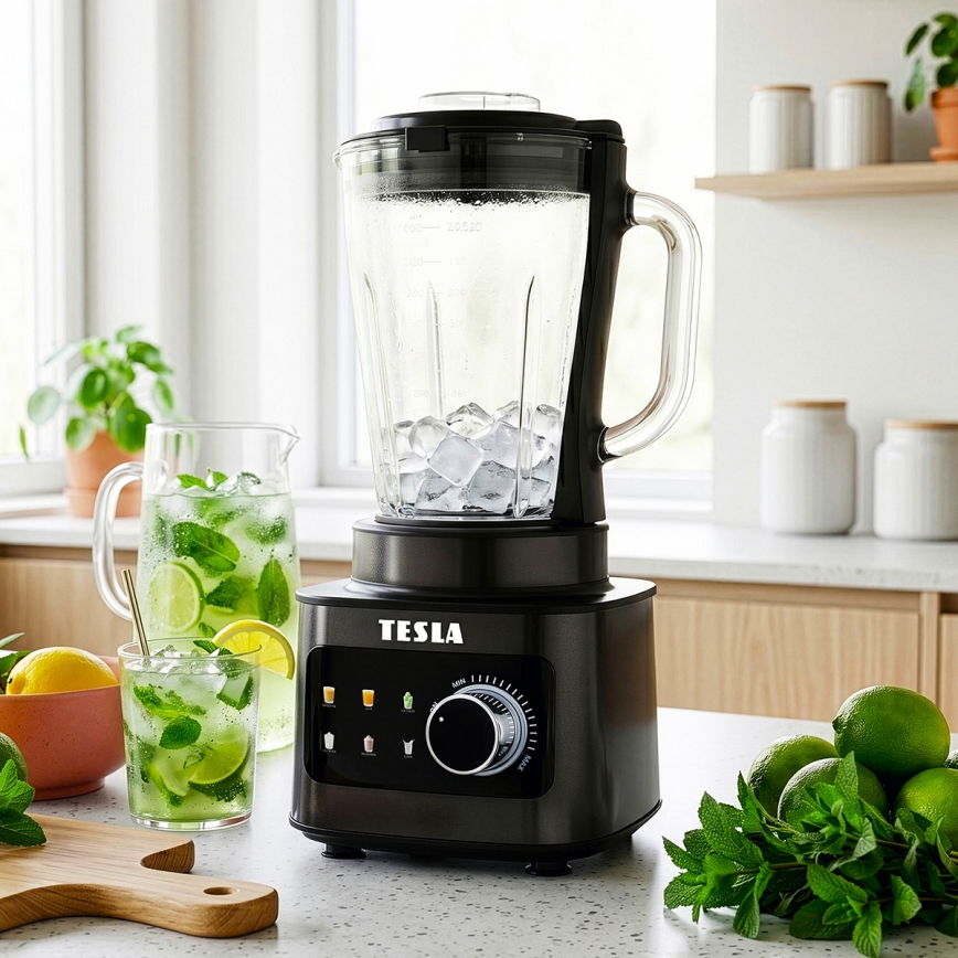 TESLA Electronics CrunchX - Tafelblender 1500W/230V zwart