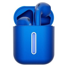 TESLA Electronics - Draadloze koptelefoon blauw