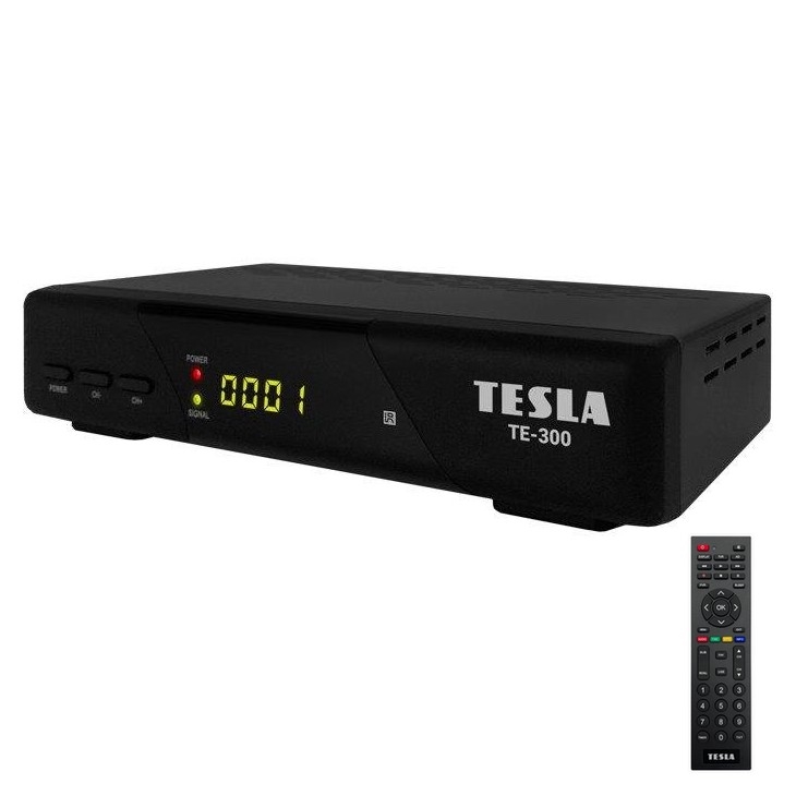 TESLA Electronics - DVB-T2 H.265 (HEVC) receiver, HDMI-CEC + afstandsbediening