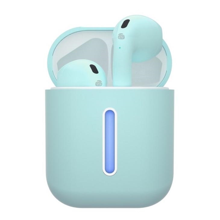 TESLA Electronics - Ecouteurs sans fil IPX4 turquoise