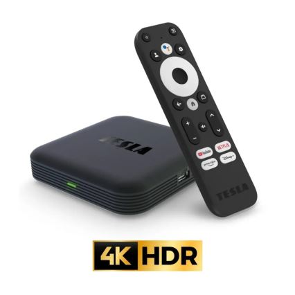 TESLA Electronics MediaBox - UHD multimediële speler Wi-Fi + afstandsbediening