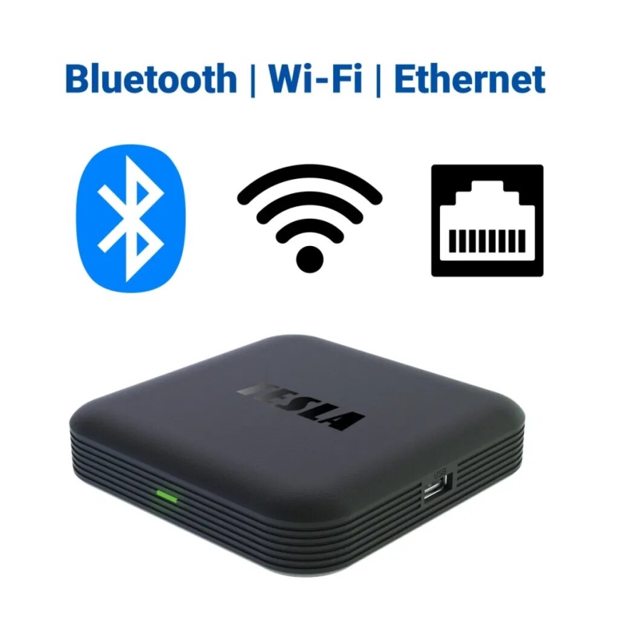 TESLA Electronics MediaBox - UHD multimediële speler Wi-Fi + afstandsbediening