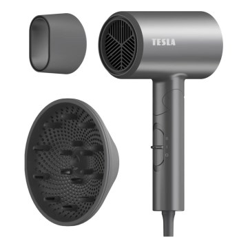 TESLA Electronics MyCare - Opvouwbare haardroger 1800W/230V grijs