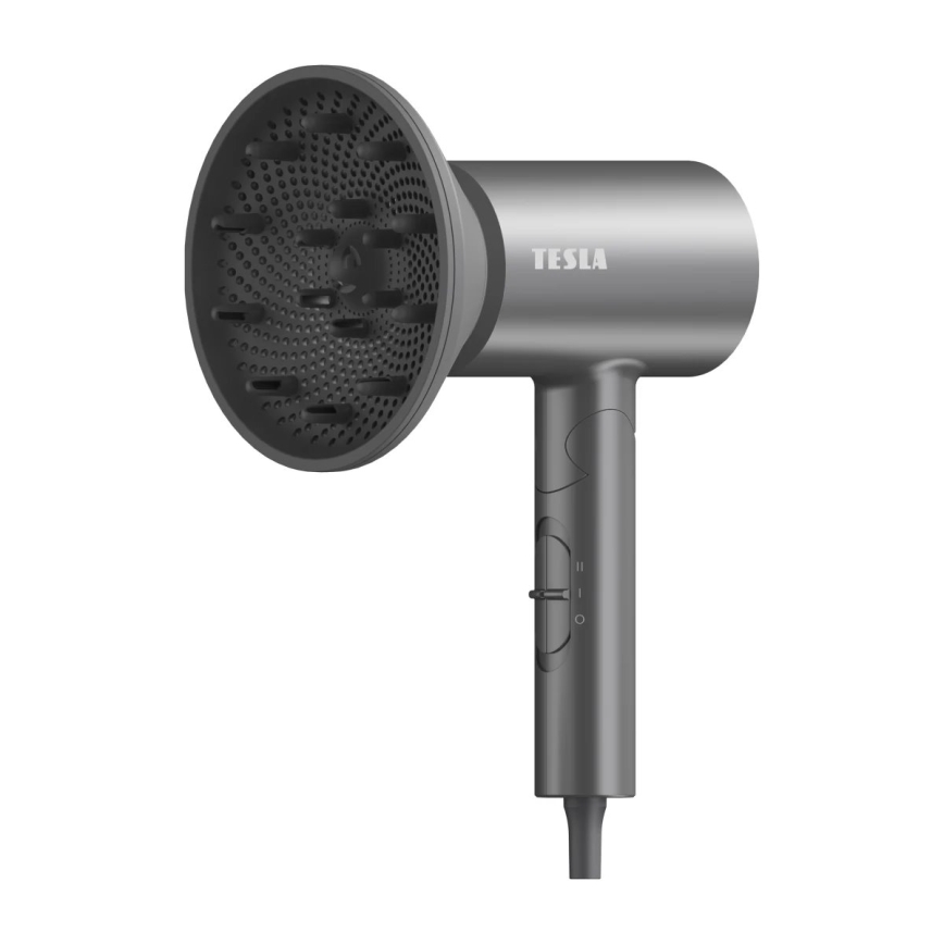 TESLA Electronics MyCare - Sèche-cheveux pliable 1800 W/230 V gris