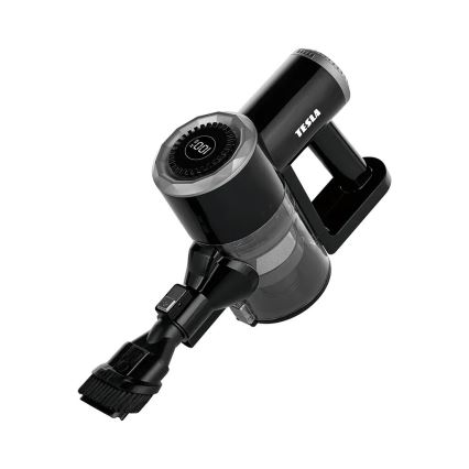TESLA Electronics PureStar - Flexibele draadloze steelstofzuiger 2-in-1 150W/2200 mAh zwart