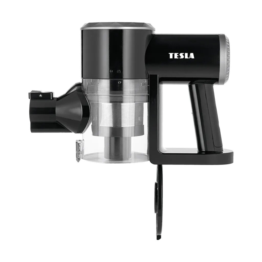 TESLA Electronics PureStar - Flexibele draadloze steelstofzuiger 2-in-1 150W/2200 mAh zwart