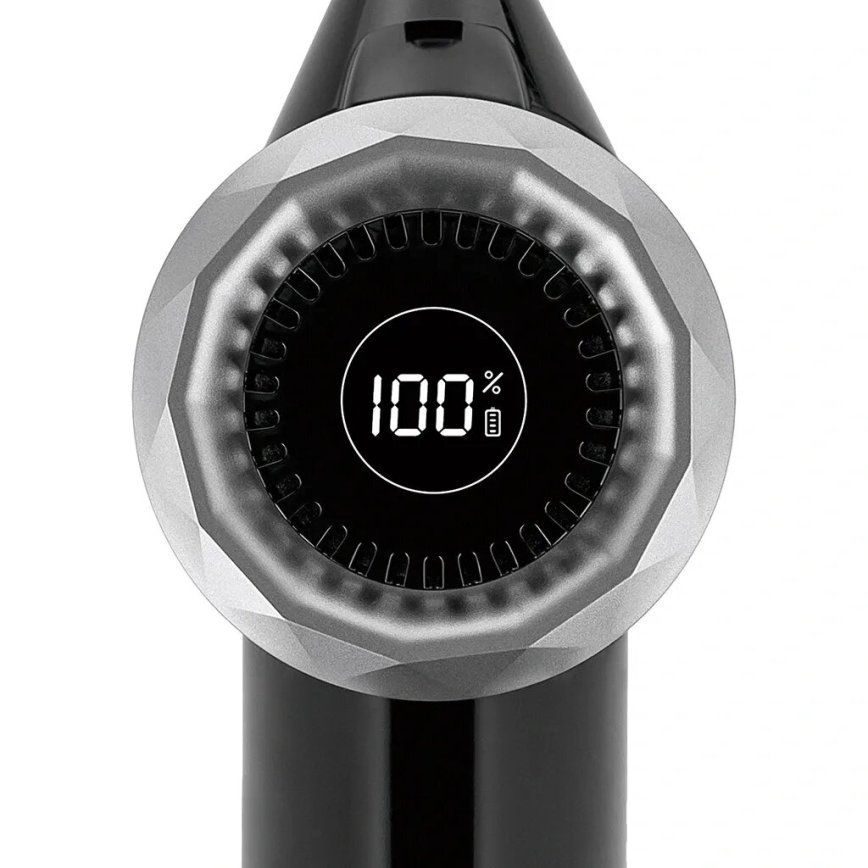 TESLA Electronics PureStar - Flexibele snoerloze steelstofzuiger 2in1 150W/2200 mAh zwart