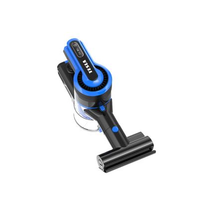 TESLA Electronics PureStar - Flexibele snoerloze steelstofzuiger 3in1 300W/2200 mAh zwart/blauw