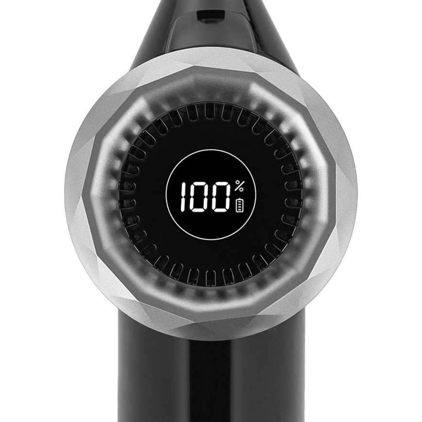 TESLA Electronics PureStar - Steel handstofzuiger 2in1 150W/2200 mAh 22,2V zwart