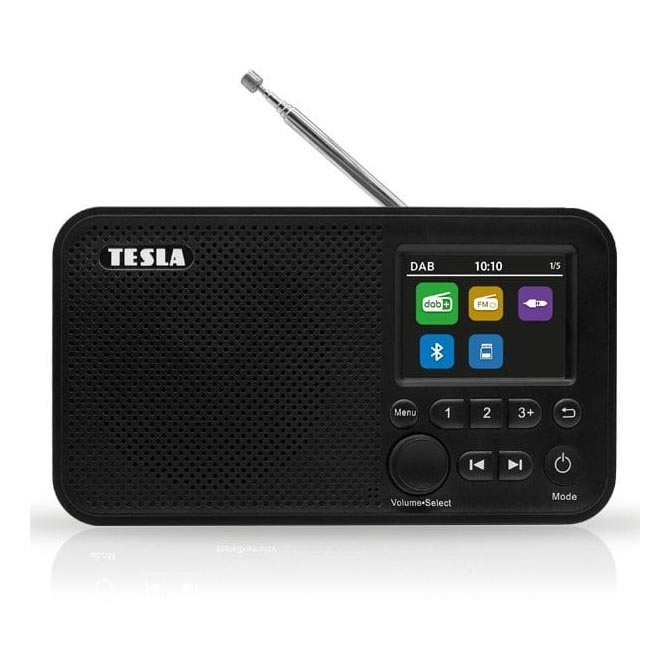 TESLA Electronics - Radio DAB+ FM 5W/1800 mAh noir