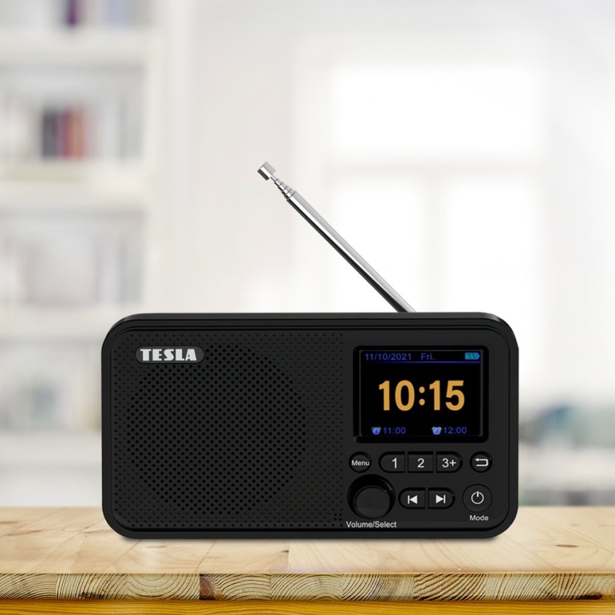 TESLA Electronics - Radio DAB+ FM 5W/1800 mAh noir
