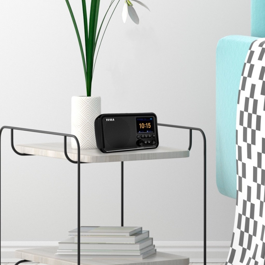 TESLA Electronics - Radio DAB+ FM 5W/1800 mAh noir