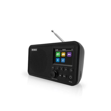 TESLA Electronics - Radio DAB + FM 5W/1800 mAh noir