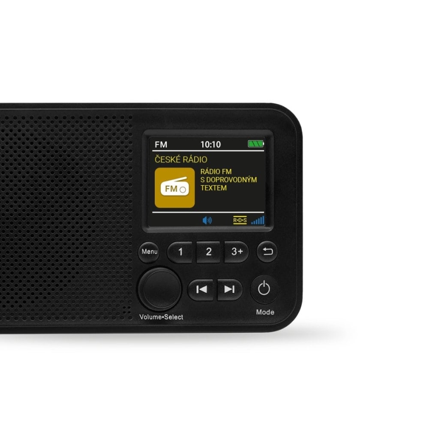 TESLA Electronics - Radio DAB+ FM 5W/1800 mAh noir