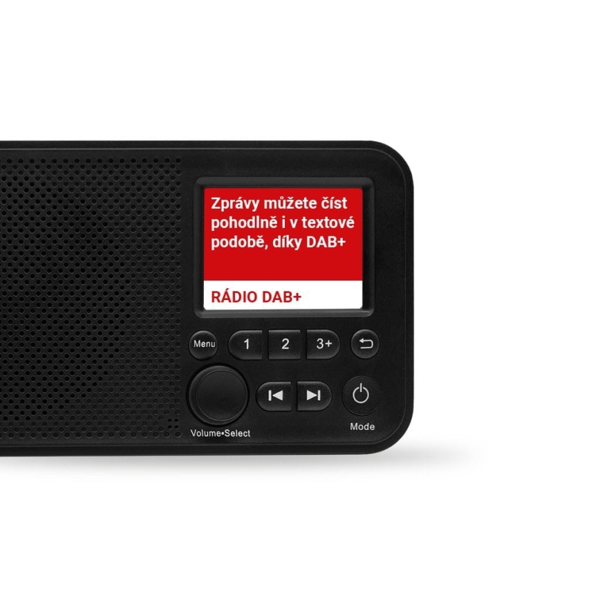 TESLA Electronics - Radio DAB+ FM 5W/1800 mAh noir