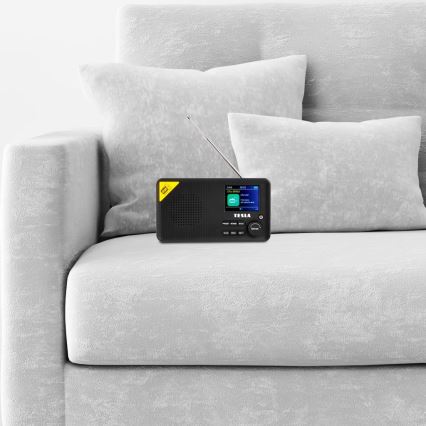 TESLA Electronics - Radio DAB+ FM 5W/4000 mAh zwart