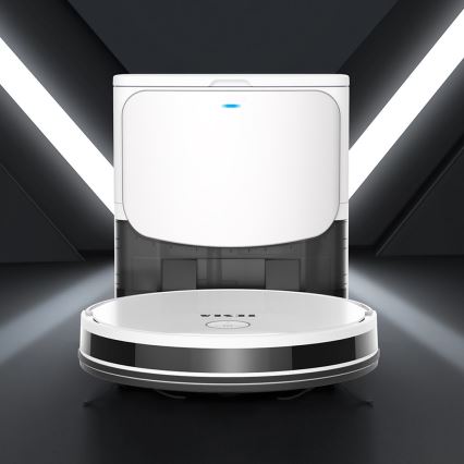 TESLA Electronics RoboStar - Aspirateur robot connecté 2en1 2600 mAh Wi-Fi blanc + télécommande