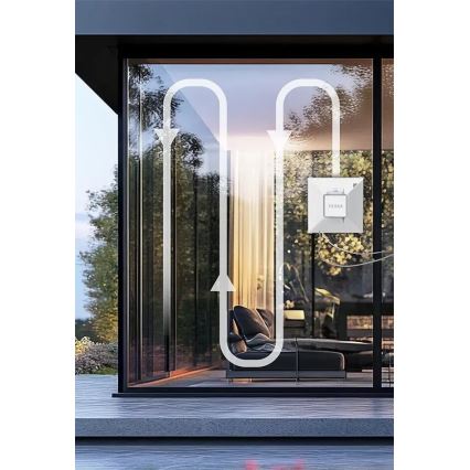 TESLA Electronics RoboStar - Slimme raamreiniger met waterverneveling 72W/230V/650 mAh Wi-Fi + afstandsbediening