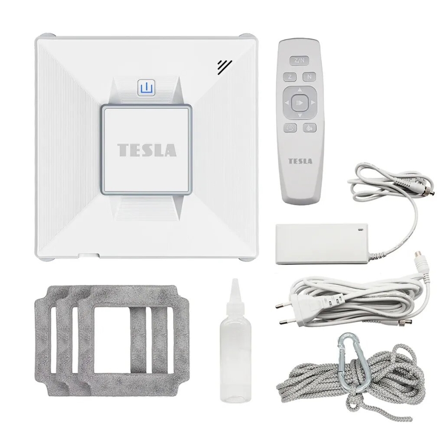TESLA Electronics RoboStar - Slimme raamreiniger met waterverneveling 72W/230V/650 mAh Wi-Fi + afstandsbediening