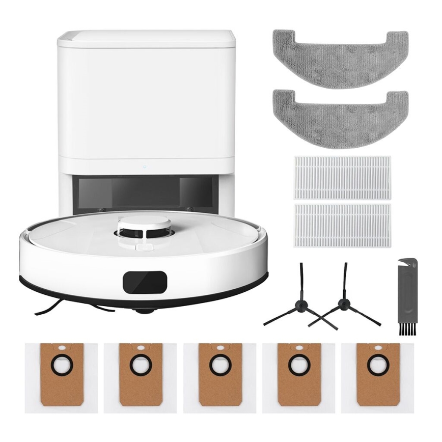 TESLA Electronics RoboStar - Slimme robotstofzuiger 2-in-1 2600 mAh Wi-Fi wit