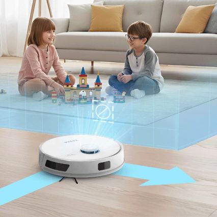TESLA Electronics RoboStar - Slimme 3-in-1 robotstofzuiger 3200 mAh Wi-Fi wit