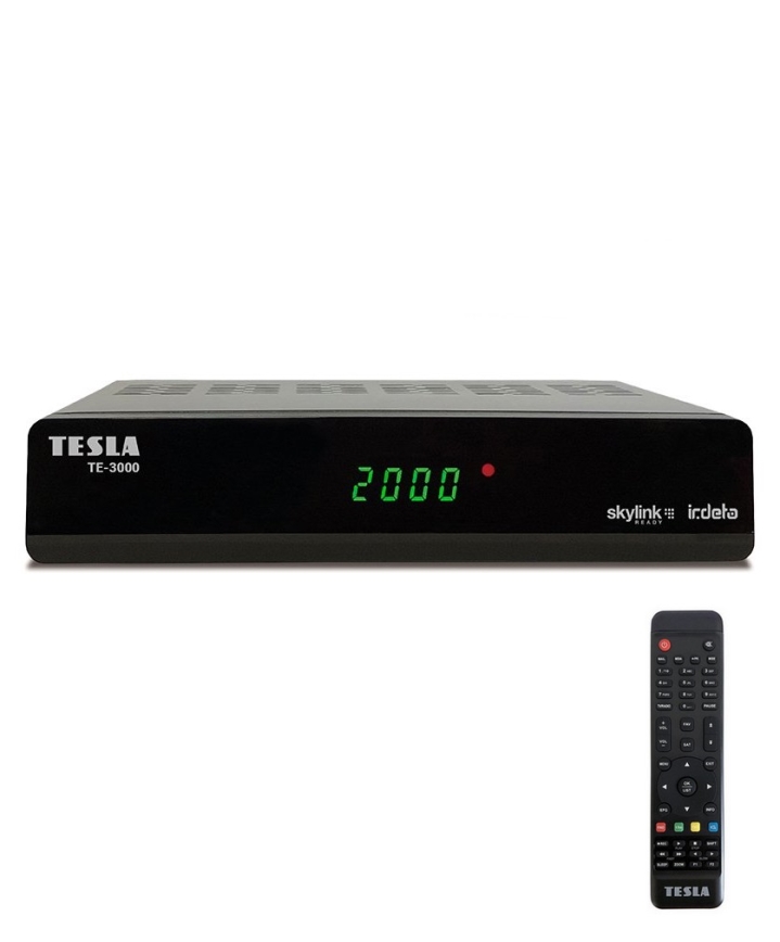 TESLA Electronics - Satelliet ontvanger 2xAAA + afstandsbediening