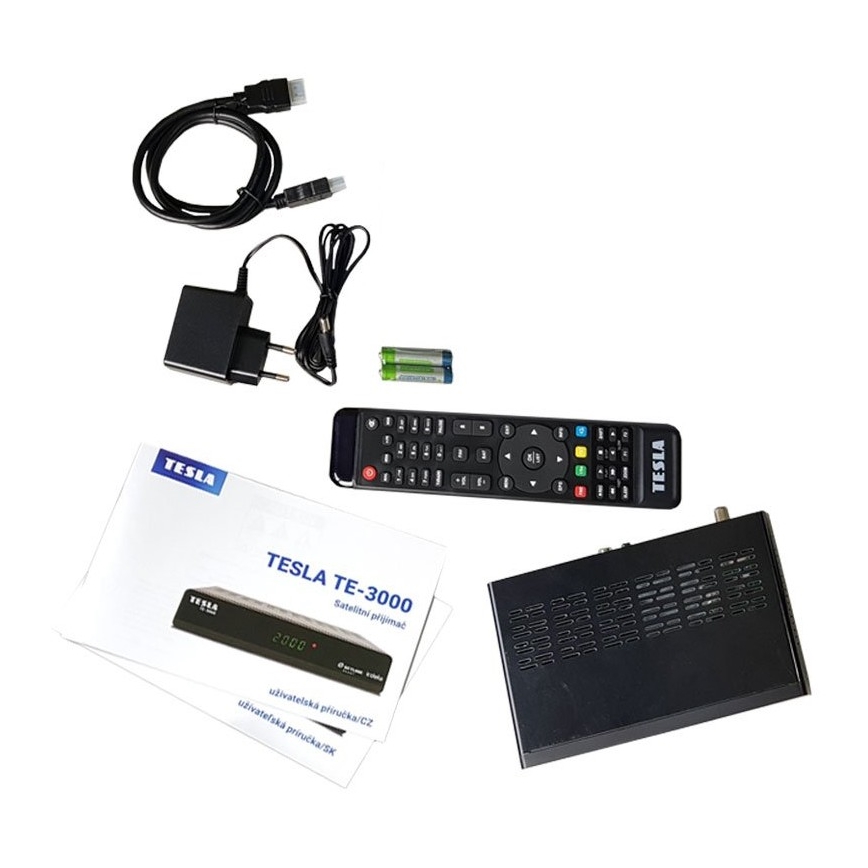 TESLA Electronics - Satelliet ontvanger 2xAAA + afstandsbediening