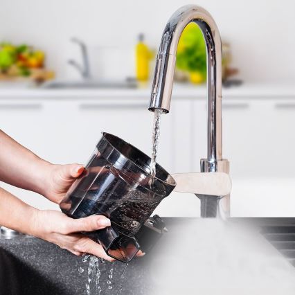 TESLA Electronics SlowJuicer Deluxe - Sapcentrifuge met lage snelheid 250W/230V roestvrij/zwart