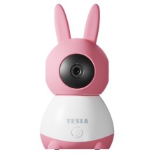 Tesla - Slimme Camera 360 Baby Full HD 1080p 5V Wi-Fi roze