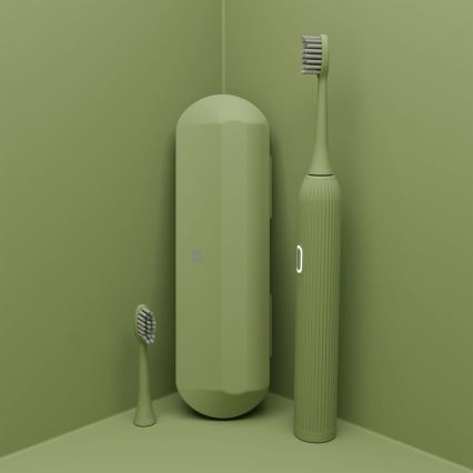 TESLA Smart - Brosse à dents sonique connectée TS200 DELUXE vert