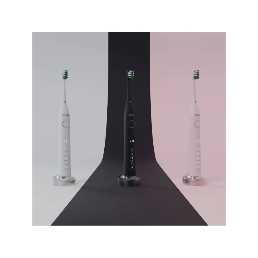 TESLA Smart - Brosse à dents sonique TS400 rose