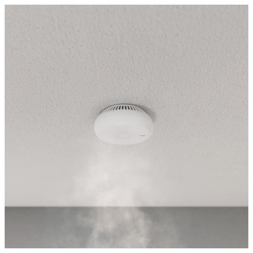 TESLA Smart - Détecteur de fumée connecté 1xCR123A Zigbee