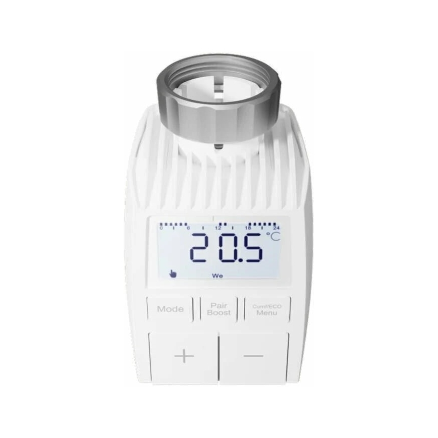 TESLA Smart - SET 3x Slimme draadloze thermostaatkop + slim poort Hub Zigbee Wi-Fi