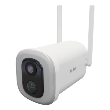 TESLA Smart - Slimme buitencamera met sensor 2K 1296p 9000 mAh 5V Wi-Fi IP65
