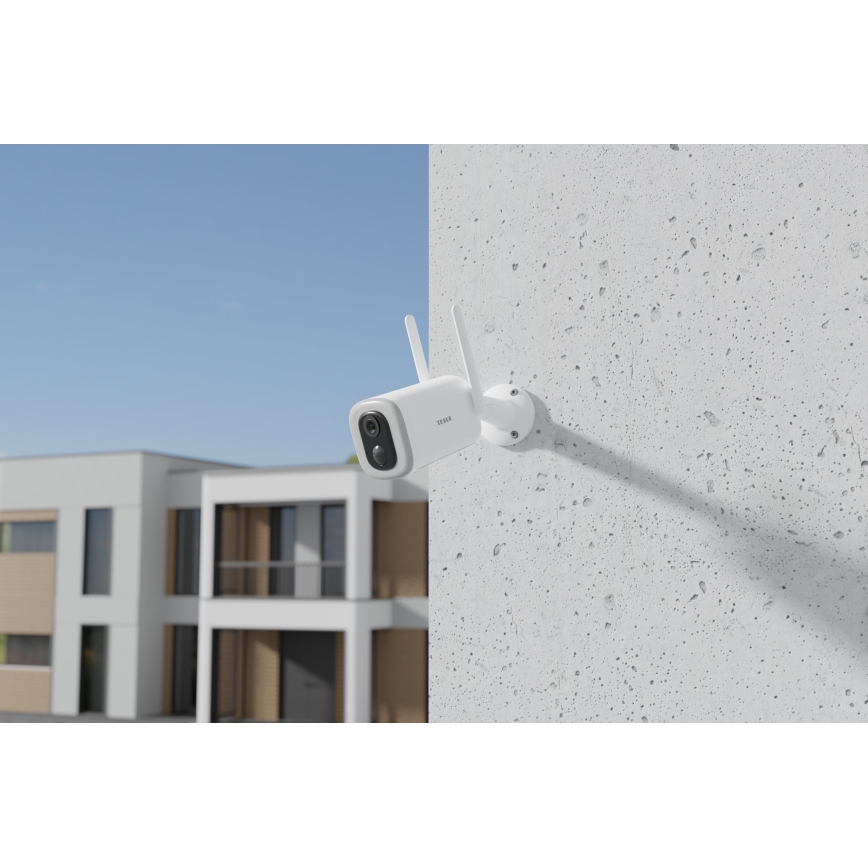 TESLA Smart - Slimme buitencamera met sensor 2K 1296p 9000 mAh 5V Wi-Fi IP65