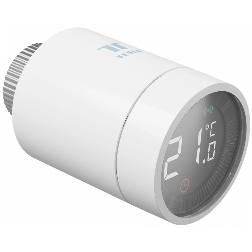 TESLA Smart - Slimme draadloze thermostaatkop met LCD-scherm 2xAA