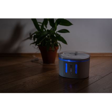 TESLA Smart - Slimme fontein voor huisdieren met UV-sterilisatie 2 l 5V Wi-Fi