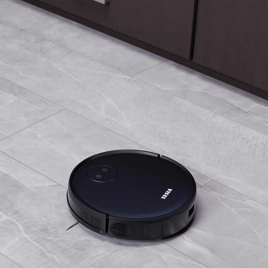 TESLA Smart - Slimme robotstofzuiger 2in1 2000 mAh Wi-Fi zwart + afstandsbediening