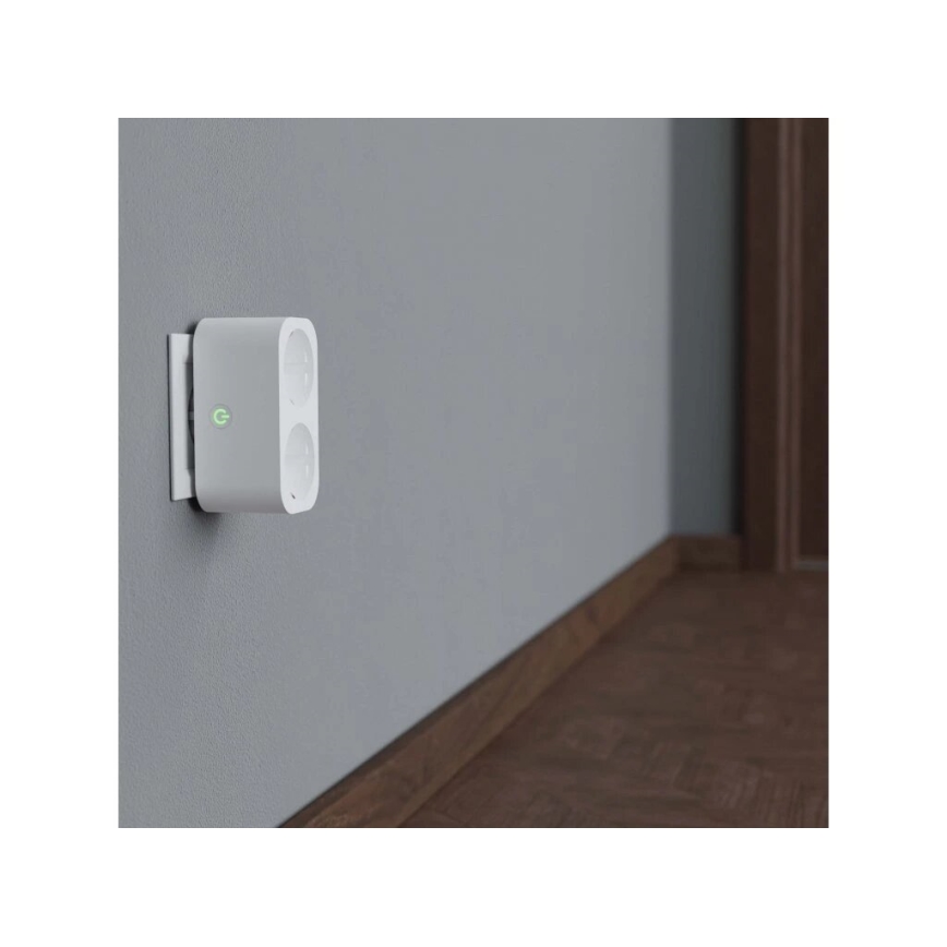 TESLA Smart - Slimme verdeeldoos 2x16A/230V Type F Wi-Fi Tuya