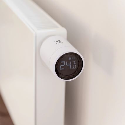 TESLA Smart - Tête thermostatique sans fil connectée avec écran LCD 2xAA