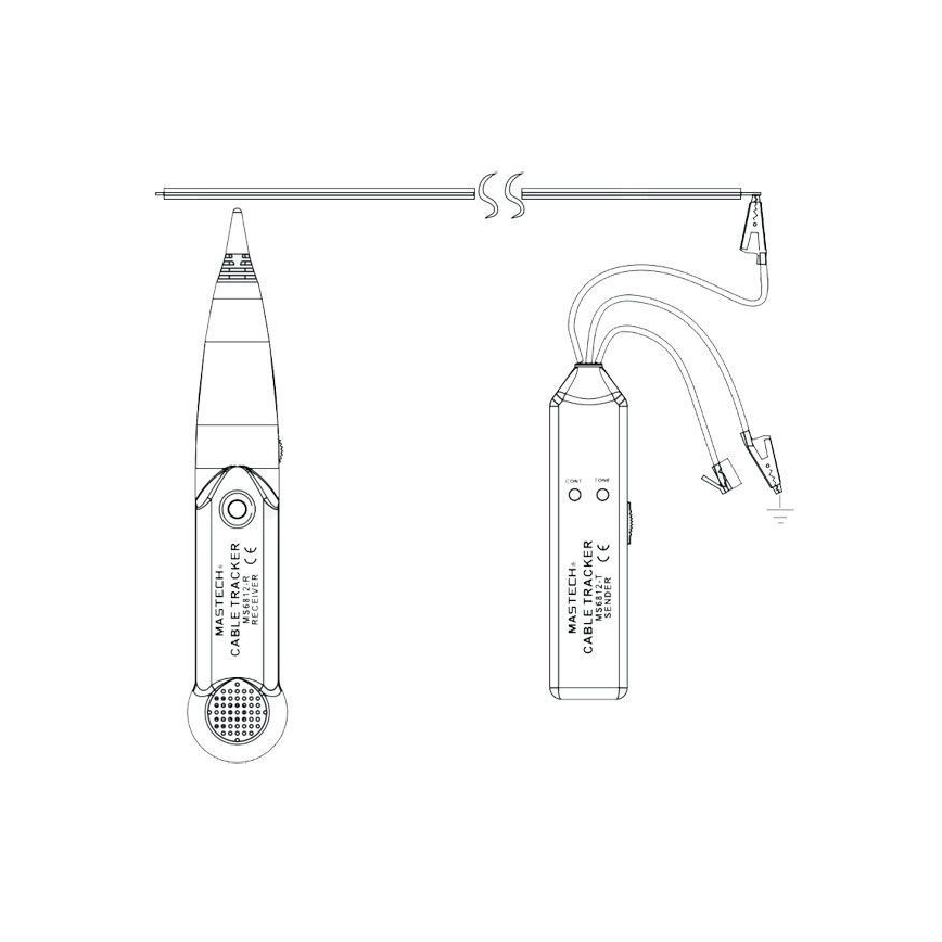 Testeur de câble sans contact MS6812