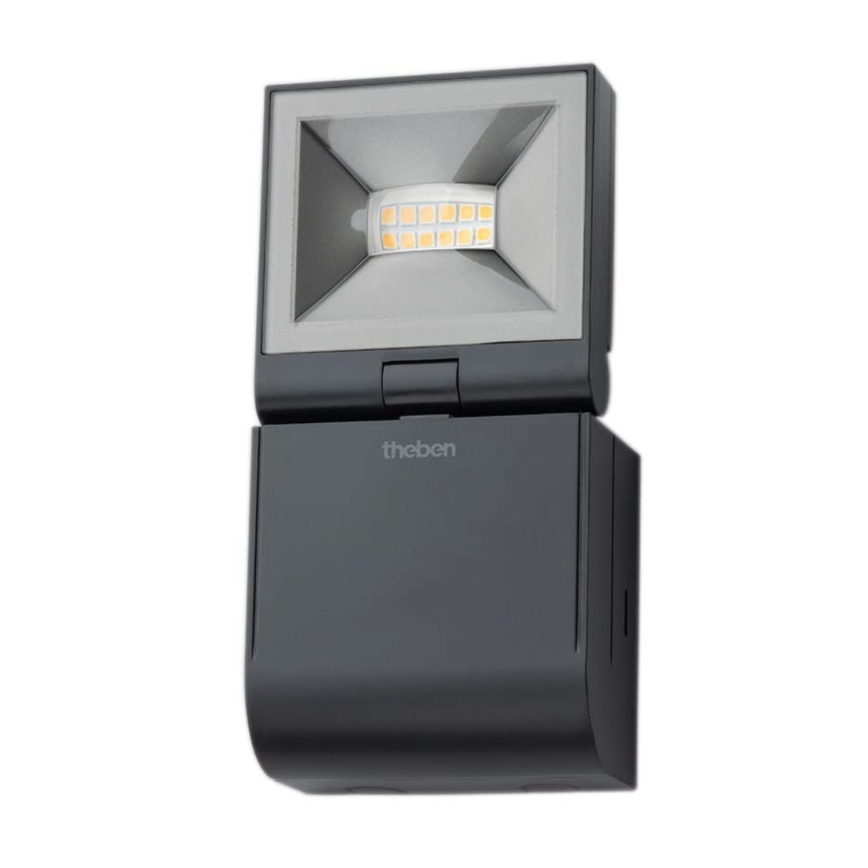 theben - LED muurspot LED/10W/230V zwart IP55