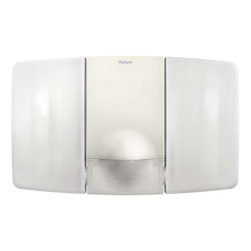 theben - Projecteur mural LED avec détecteur 2xLED/10W/230V blanc IP55