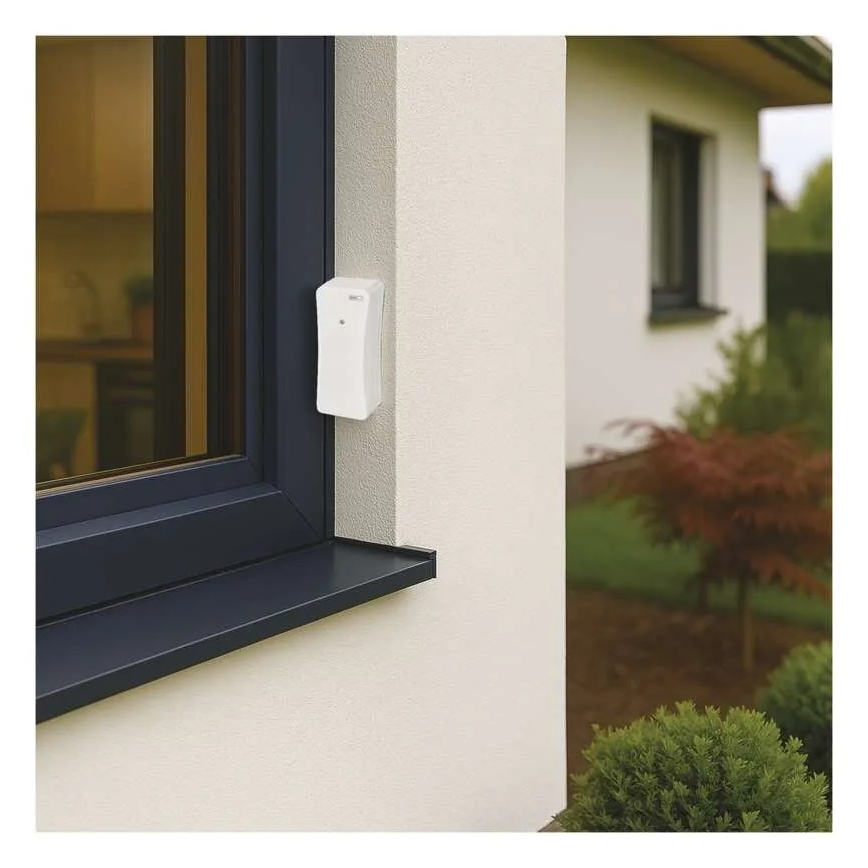 Thermomètre numérique avec hygromètre, 2x AAA, blanc