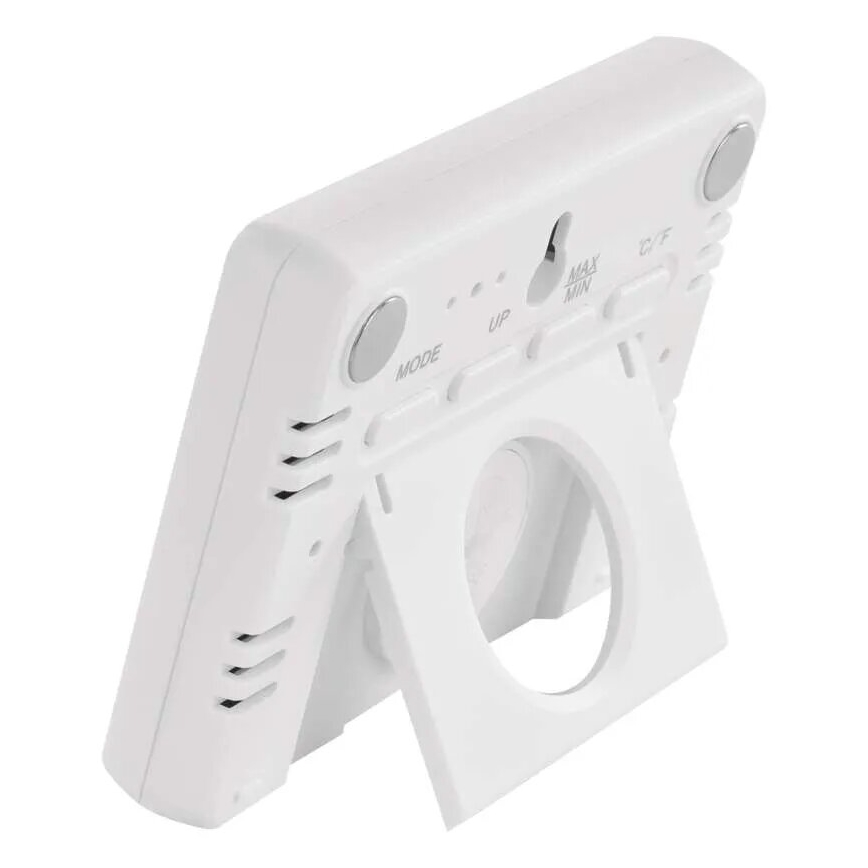 Thermomètre sans fil avec hygromètre 1xCR2032 blanc