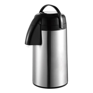 Thermoskan 2,8 l roestvrij staal/zwart