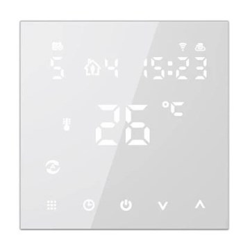 Thermostaat voor inbouwmontage 230V, wit, Wi‑Fi (Tuya)