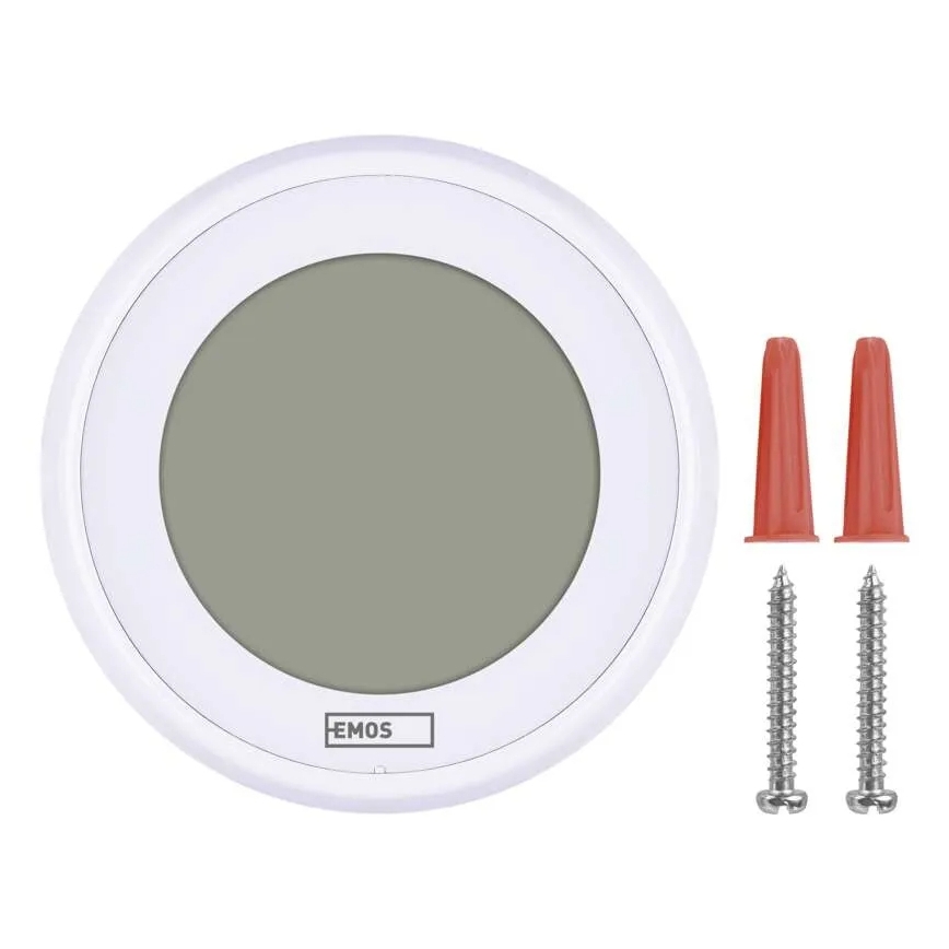 Thermostat d'ambiance manuel 230V/6A 2xAA blanc