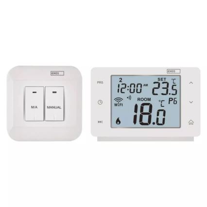 Thermostat numérique sans fil GoSmart 230V/16A Wi-FI Tuya